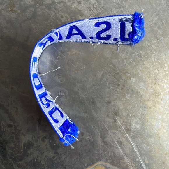 U.S. AIR FORCE blue tape patch, vintage - Picture 6 of 11